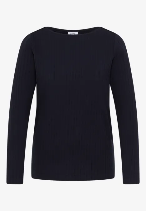 Rippstruktur Shirt urban dark blue Rippstruktur Shirt urban dark blue
