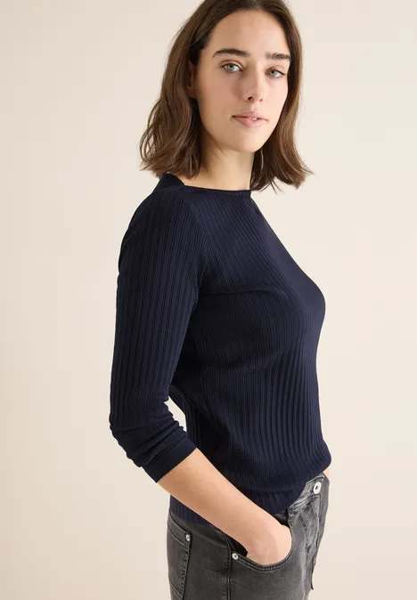 Rippstruktur Shirt urban dark blue Rippstruktur Shirt urban dark blue