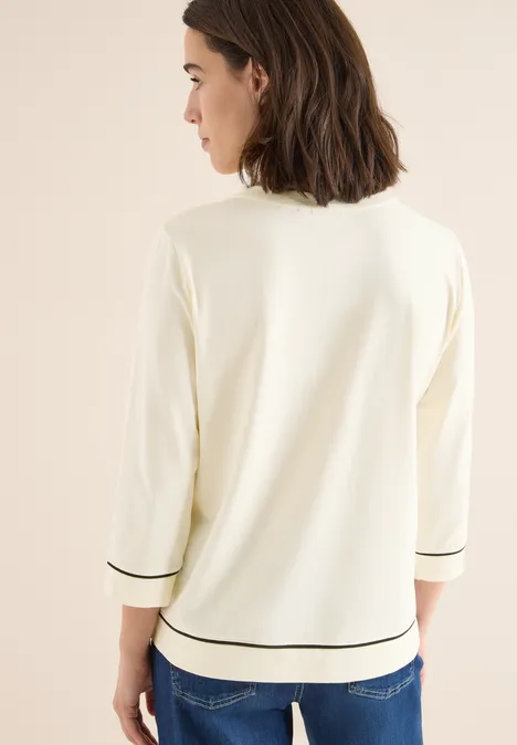 Shirt met contrastdetail null Shirt met contrastdetail null