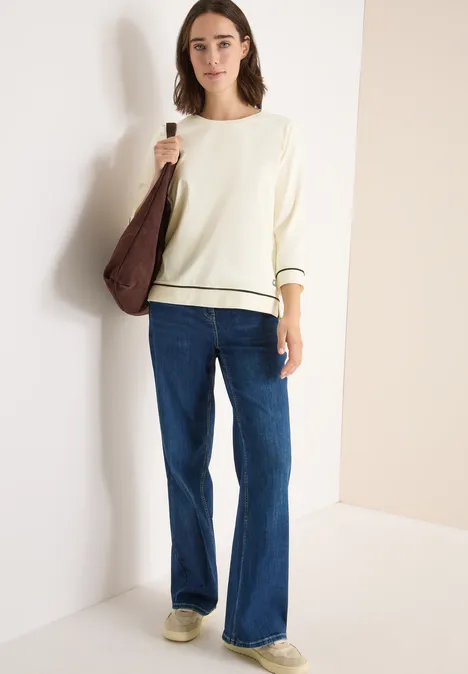 Shirt met contrastdetail null Shirt met contrastdetail null