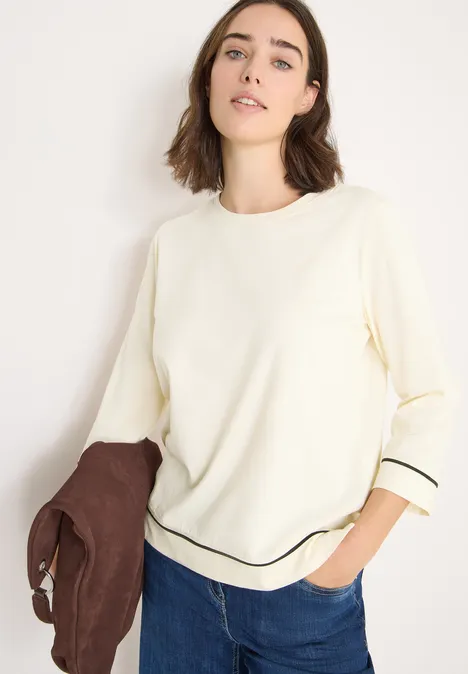 Shirt met contrastdetail null Shirt met contrastdetail null