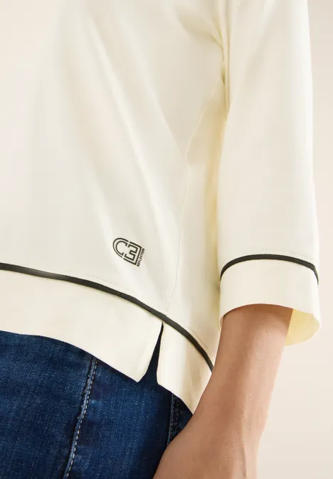 Shirt met contrastdetail null Shirt met contrastdetail null