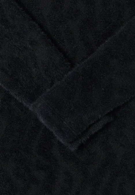 Żakardowa koszula z przędzy z piór Black