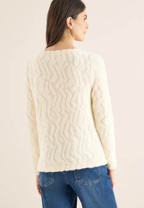 Federgrarn Jacquard Shirt creamy white Federgrarn Jacquard Shirt creamy white