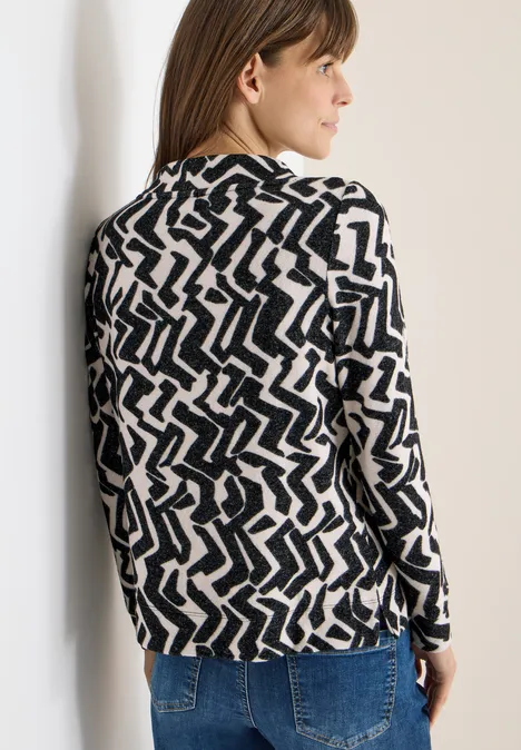 Shirt met grafisch patroon null