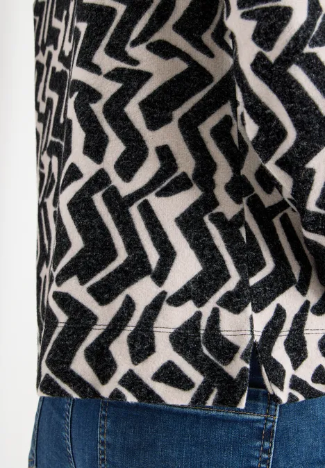 Shirt met grafisch patroon null