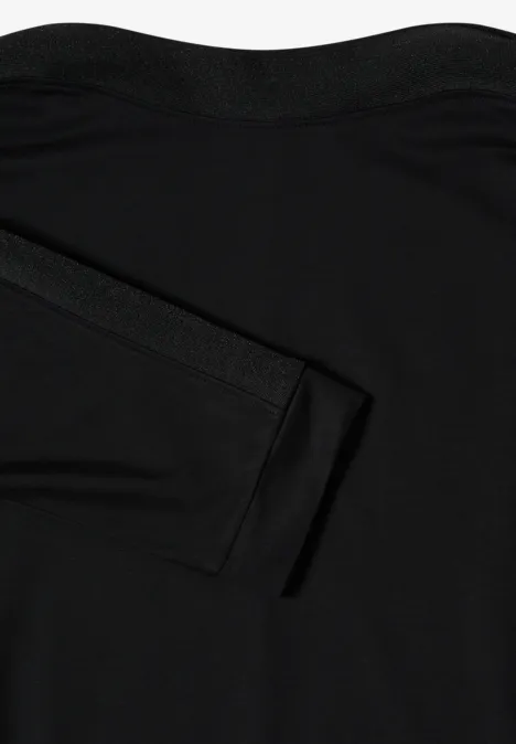 Batwing Shirt mit Tape Black Batwing Shirt mit Tape Black