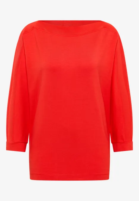 Batwing Shirt avec bande pumpkin orange