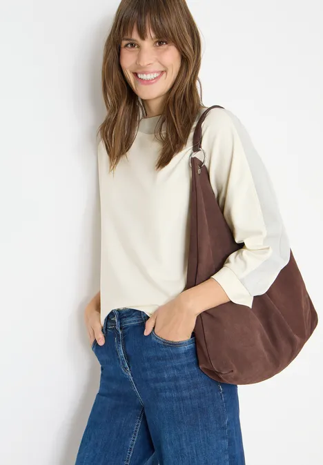 Batwing Shirt mit Tape creamy white Batwing Shirt mit Tape creamy white