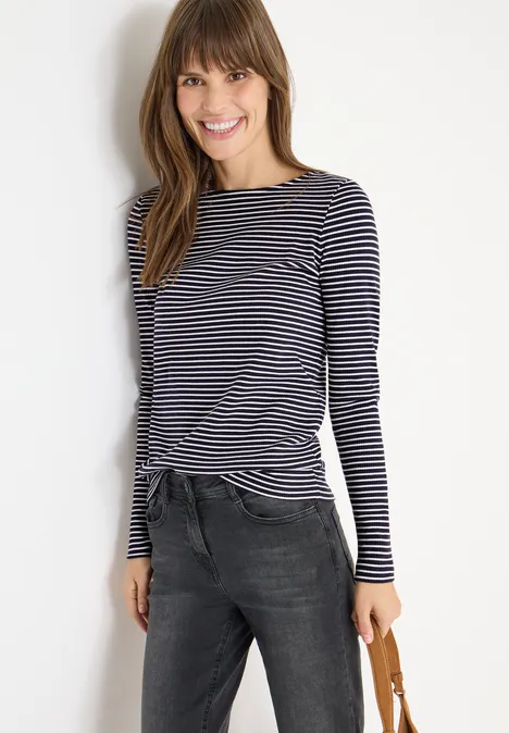 Gestreept shirt urban dark blue