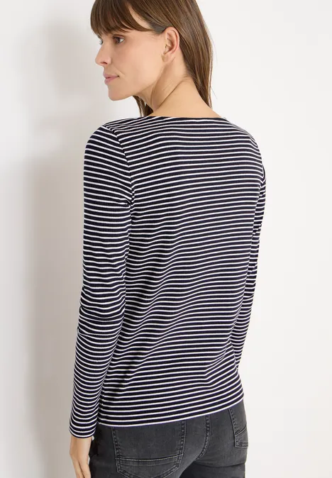 Gestreept shirt urban dark blue