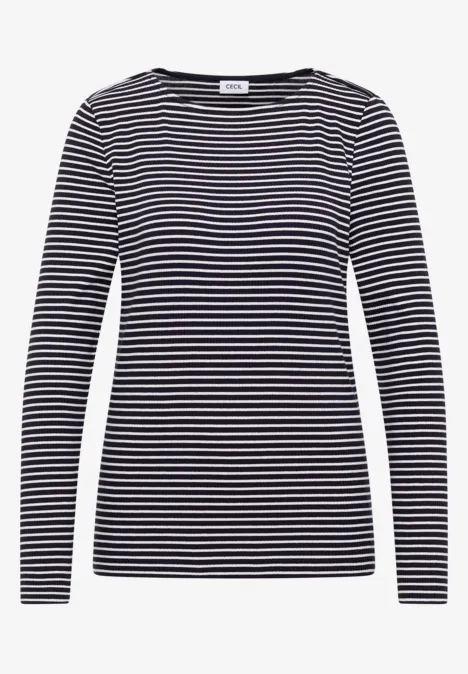 Gestreept shirt urban dark blue