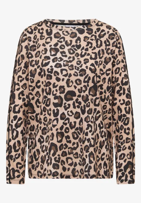 Leo Langarmshirt urban taupe