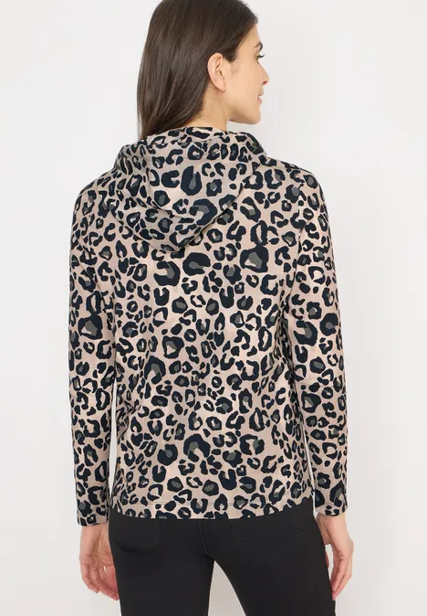 Leo Kapuzenshit urban taupe