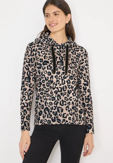 Leo Kapuzenshit urban taupe