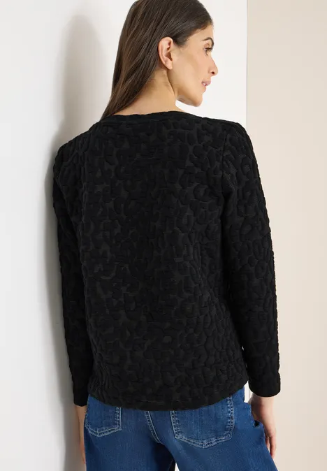 Chemise jacquard Leo Black Chemise jacquard Leo Black