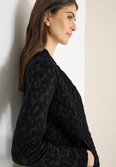 Veste Leo Jacquard Black Veste Leo Jacquard Black