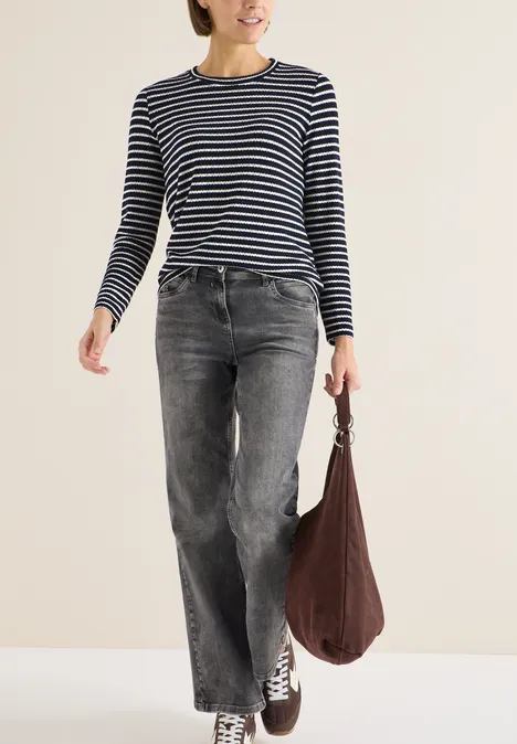 Gestreiftes Langarmshirt universal blue Gestreiftes Langarmshirt universal blue