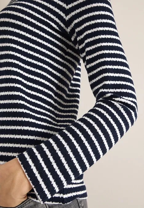 Gestreiftes Langarmshirt universal blue Gestreiftes Langarmshirt universal blue