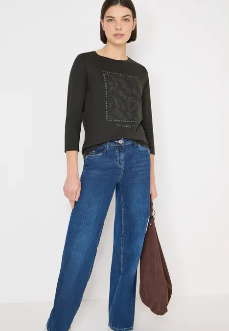 T-shirt avec pierres précieuses null