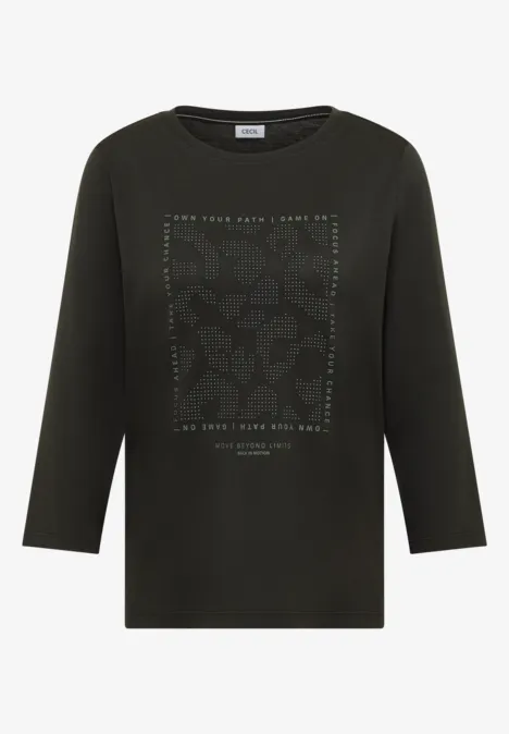 T-shirt avec pierres précieuses null