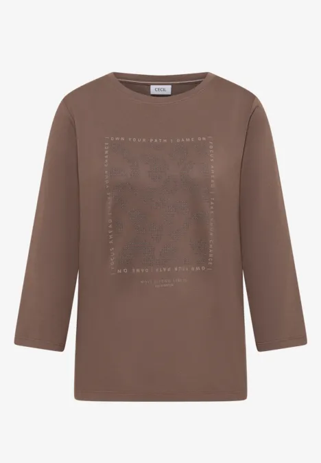 T-shirt avec pierres précieuses null