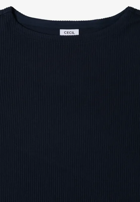 T-shirt à motifs structurés universal blue T-shirt à motifs structurés universal blue