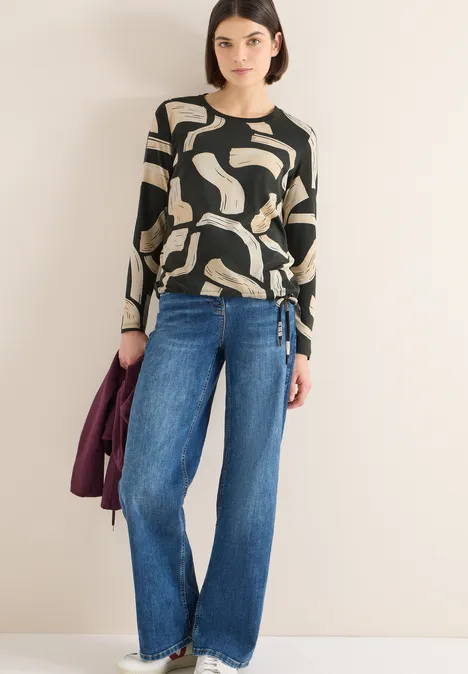 Shirt met patroon null Shirt met patroon null