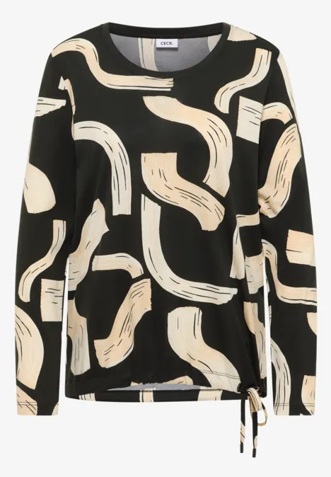 Shirt met patroon null Shirt met patroon null