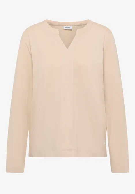 Shirt im Tunika-Look pearl beige