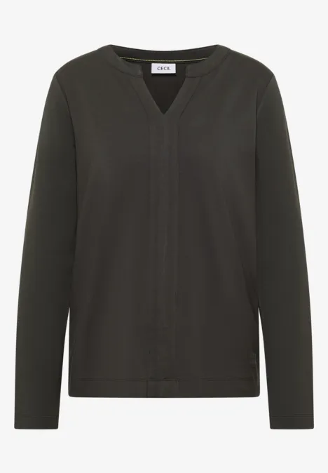 T-shirt au look tunique null