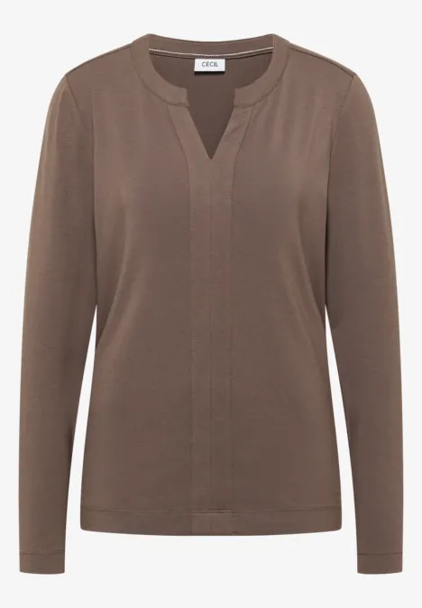 T-shirt au look tunique null