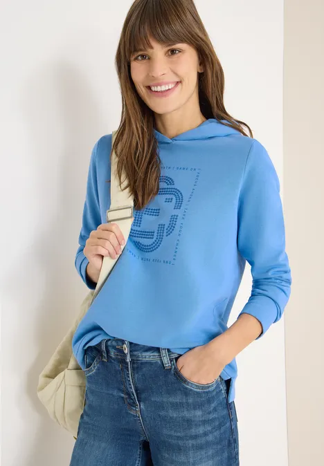 Hoodie mit Schmucksteinen fountain blue Hoodie mit Schmucksteinen fountain blue
