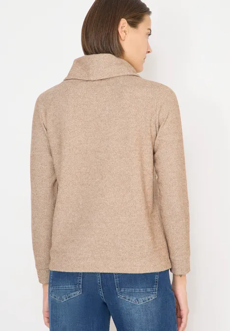 Melange Shirt mit Tape urban taupe melange Melange Shirt mit Tape urban taupe melange