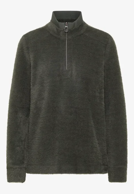 Federgarnshirt mit Tape raw khaki Federgarnshirt mit Tape raw khaki