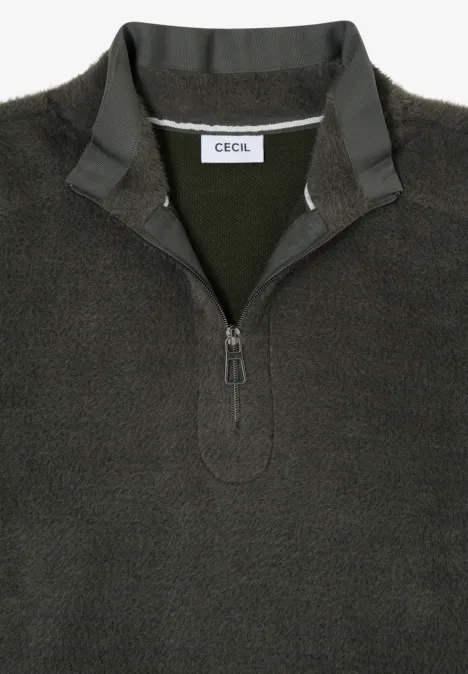 Federgarnshirt mit Tape raw khaki Federgarnshirt mit Tape raw khaki