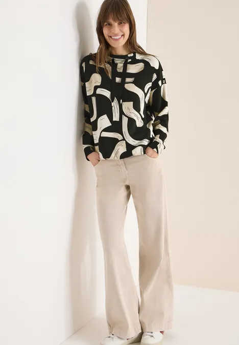 Gemustertes Shirt raw khaki Gemustertes Shirt raw khaki