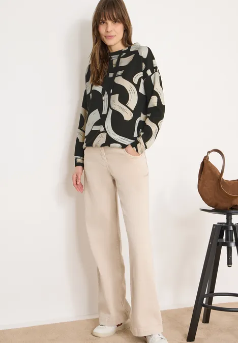 Gemustertes Shirt raw khaki Gemustertes Shirt raw khaki