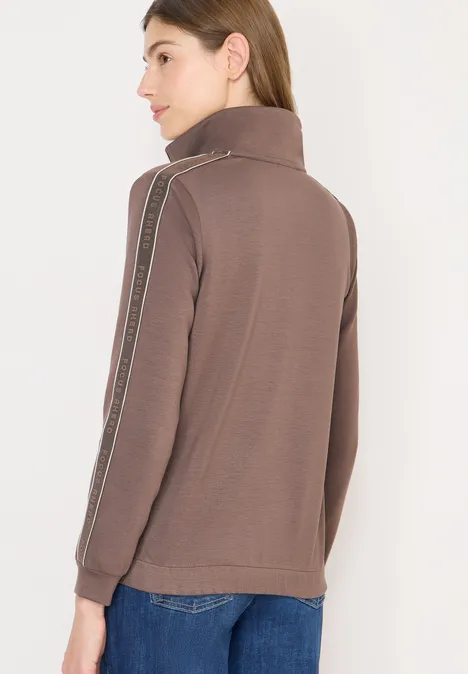 Jas met tape urban taupe