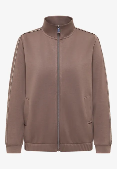 Jas met tape urban taupe