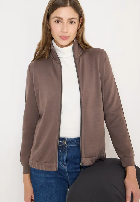 Jas met tape urban taupe