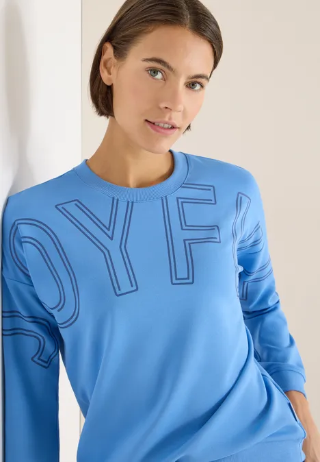 Shirt mit Frontprint fountain blue Shirt mit Frontprint fountain blue