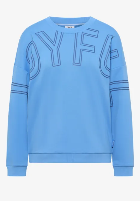 Shirt mit Frontprint fountain blue Shirt mit Frontprint fountain blue