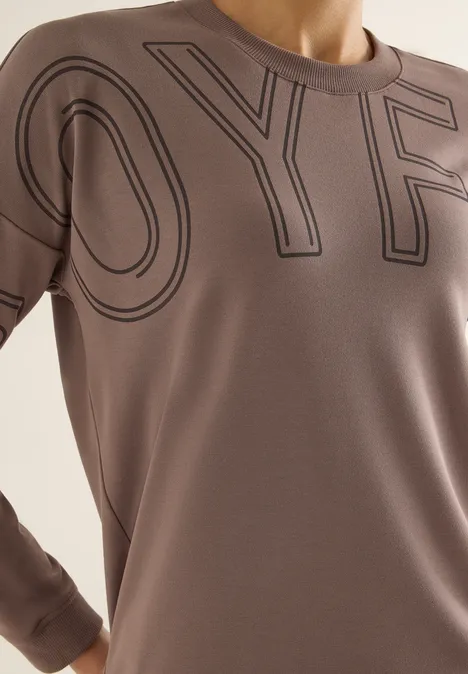 Shirt mit Frontprint urban taupe Shirt mit Frontprint urban taupe