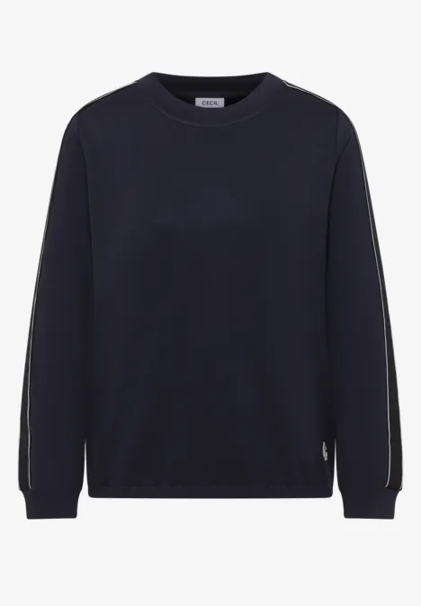 T-shirt avec détails de bande universal blue