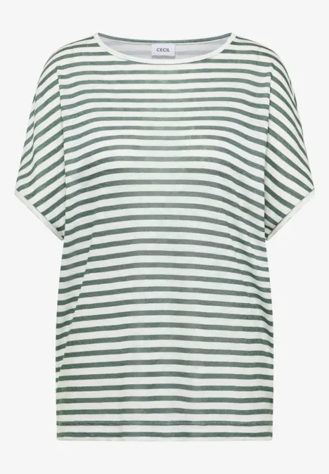 T-shirt à col bateau et à rayures just khaki T-shirt à col bateau et à rayures just khaki