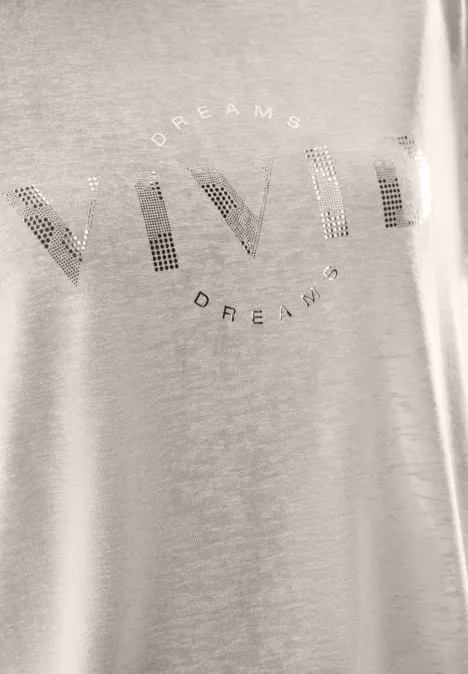 Dropped Shoulder Shirt in Leinen-Optik macadamia beige