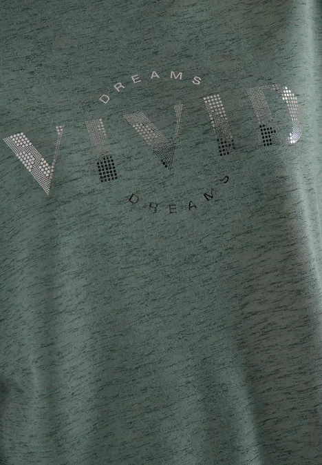 Dropped Shoulder Shirt in Leinen-Optik just khaki