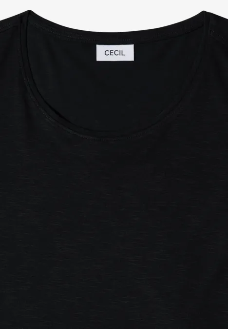 Basic T-Shirt mit Rundhals im 2er-Pack black/black