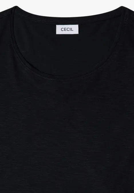 Basic T-Shirt mit Rundhals im 2er-Pack grain beige/black